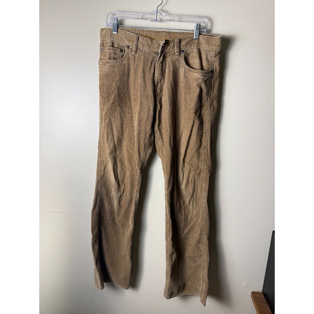 American Eagle Corduroy Pants Men's 32x32 Brown Casual
